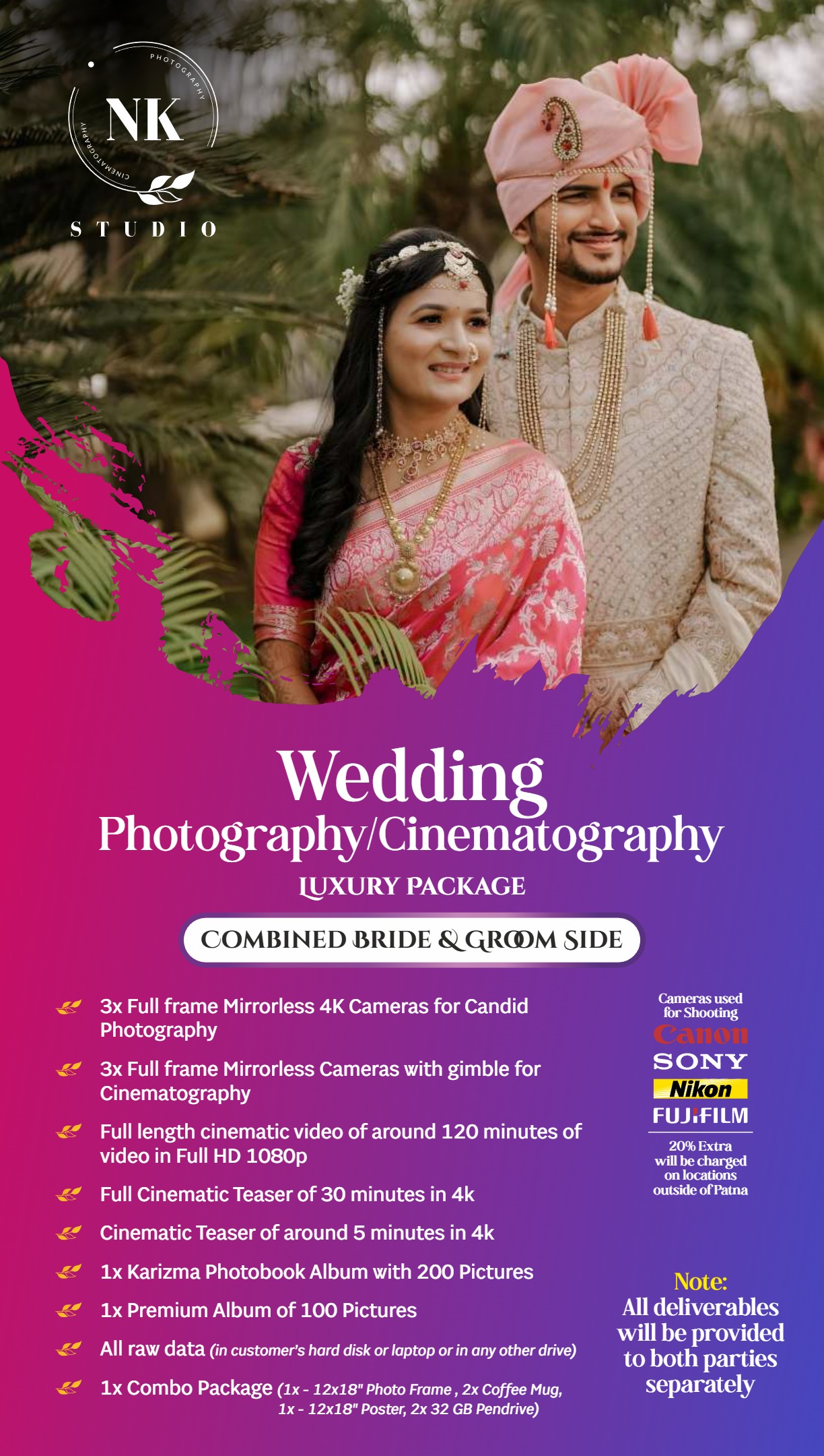 NK Studio: Best Wedding Photographers in Patna